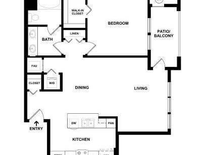 Pacific Landing - The Stow - 1 bed - 1 bath - 818 sf