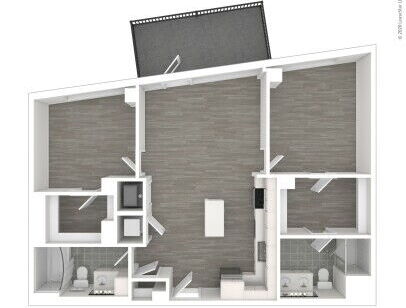 J Linea - D7 - 2 bed - 2 bath - 926 sf