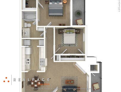 EPERNAY APARTMENTS - 2x1E - 2 bed - 1 bath - 850 sf