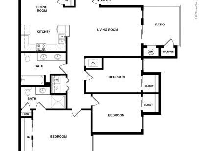 Maplewood - Sequoia - 3 bed - 2 bath - 1186 sf