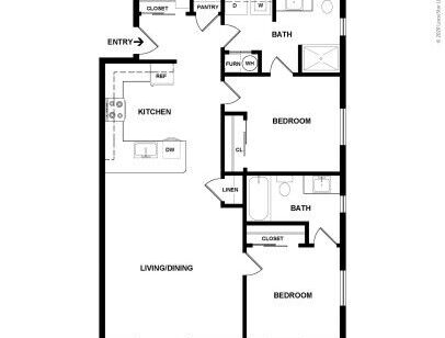 409 On Nine - 2 Bedroom A,B,R,S - 2 bed - 2 bath - 958 sf
