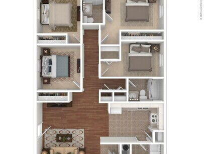 Clarkston Gardens - Melrose - 4 bed - 2 bath - 1255 sf