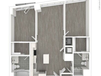 J Linea - D3 - 2 bed - 2 bath - 1082 sf