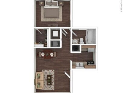 The Boulders - Marble - 1 bed - 1 bath - 544 sf