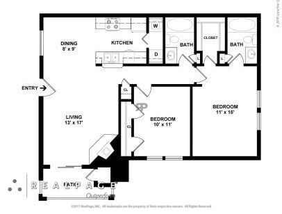 EPERNAY APARTMENTS - 2x2F - 2 bed - 2 bath - 910 sf