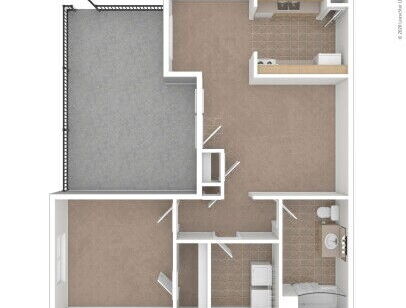 Reflections - Ash - 1 bed - 1 bath - 788 sf