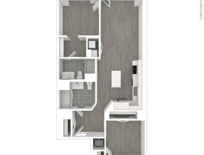 J Linea - C1 - 1 bed - 2 bath - 984 sf
