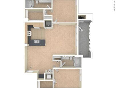 Pacific Landing - The Presidio - 2 bed - 2 bath - 1048 sf