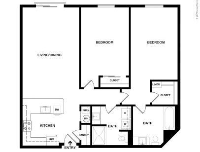 409 On Nine - 2 Bedroom N,F - 2 bed - 2 bath - 1024 sf