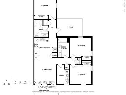 Coffelt-Lamoreaux - 3x2 - 3 bed - 2 bath - 825 sf