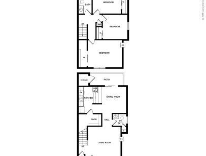 Parkview Place Apartments - 3 Bedroom - 3 bed - 1.5 bath - 1000 sf
