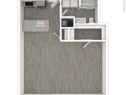 409 On Nine - Studio - Studio bed - 1 bath - 700 sf