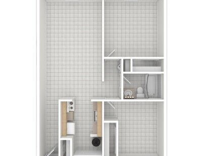 Kawahi Maluwai - Gardenia - 2 bed - 1 bath - 750 sf