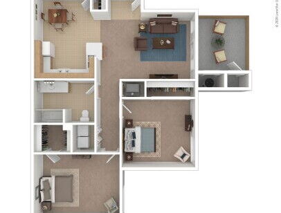 2-4 Bedroom Apartments Fresno, CA | Maplewood Floor Plans