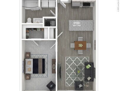 409 On Nine - 1 Bedroom G, I, J - 1 bed - 1 bath - 709 sf