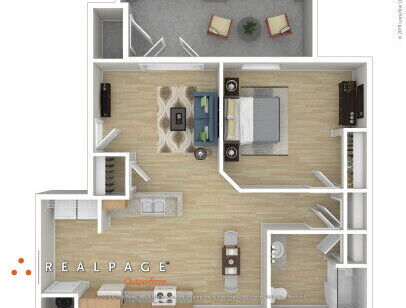 Madison Heights - 1 BD - 1 bed - 1 bath - 729 sf