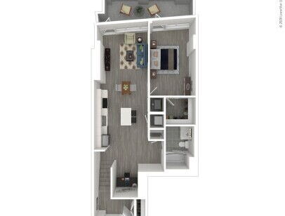 J Linea - A5 - 1 bed - 1 bath - 867 sf