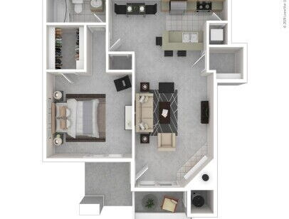 Oak Hill Apartments - 1 Bedroom 1 Bath - 1 bed - 1 bath - 810 sf