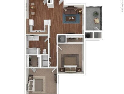 Mountain View - Aspen - 2 bed - 1 bath - 988 sf