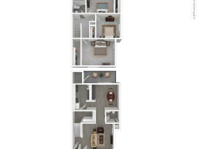 Parkview Place Apartments - 3 Bedroom - 3 bed - 1.5 bath - 1000 sf