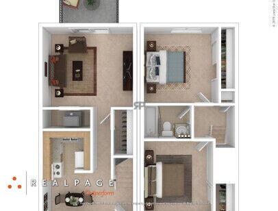 Mapleview Terrace I - 1 Bedroom (475) - 1 bed - 1 bath - 475 sf