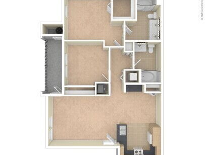 Pacific Landing - The Acacia - 2 bed - 2 bath - 1068 sf