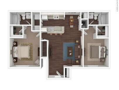 Ospreys Landing - Anchor - 2 bed - 2 bath - 1029 sf