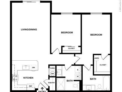 409 On Nine - 2 Bedroom E, V - 2 bed - 2 bath - 924 sf