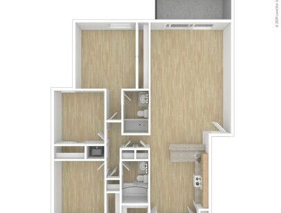 The Hills at Rancho Penasquitos - The Cuyamacas - 3 bed - 2 bath - 1141 sf