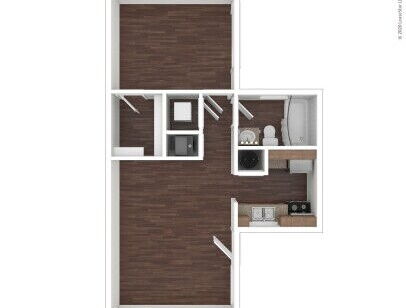 The Boulders - Marble - 1 bed - 1 bath - 544 sf