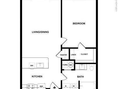 409 On Nine - 1 Bedroom H, K, L - 1 bed - 1 bath - 694 sf