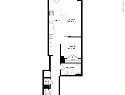 J Linea - JA01 - 1 bed - 1 bath - 700 sf