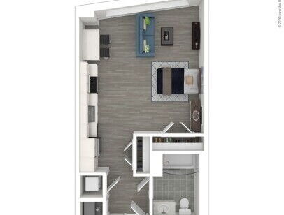 J Linea - S2 - Studio bed - 1 bath - 561 sf