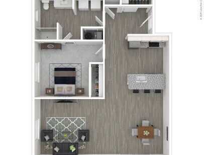 409 On Nine - 1 Bedroom T, U - 1 bed - 1 bath - 785 sf