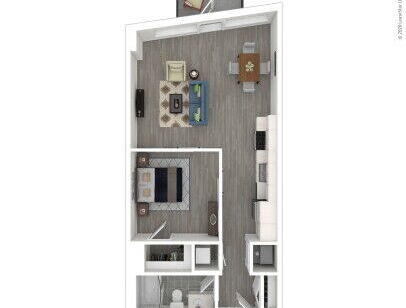 J Linea - JA09 - 1 bed - 1 bath - 666 sf