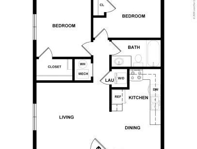 The Boulders - Copper - 2 bed - 2 bath - 728 sf