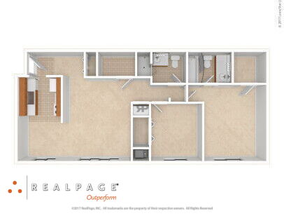 Woodridge Apartments - 2 Bed / 2 Bath Apt. - 2 bed - 2 bath - 920 sf