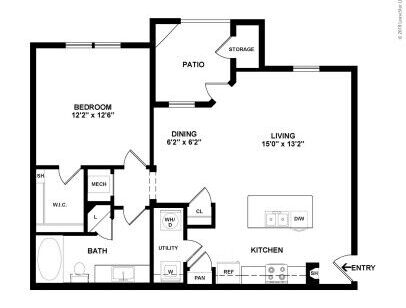 A1: Beds - 1: Baths - 1: SqFt Range - 804 to 804