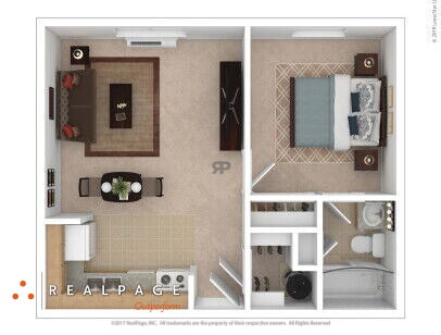 Mapleview Terrace I - 1 Bedroom (475) - 1 bed - 1 bath - 475 sf