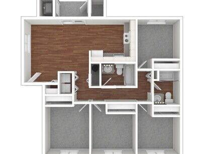 Lakeland Pointe - Dorsett - 4 bed - 2 bath - 1209 sf