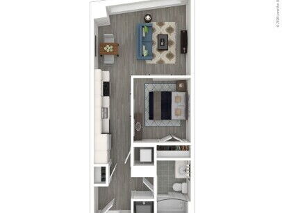 J Linea - JA05 - 1 bed - 1 bath - 580 sf