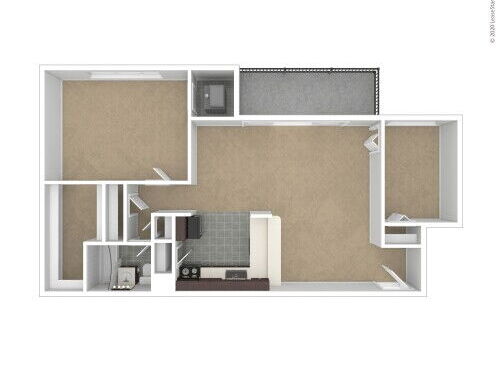 Verona at District Heights - Rome - 2 bed - 1 bath - 860 sf