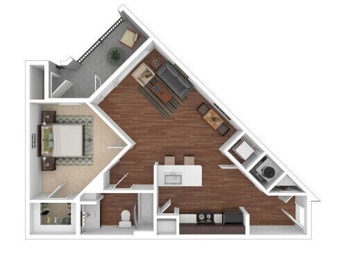 The Studio at Thinkeast - A360 - 1 bed - 1 bath - 753 sf