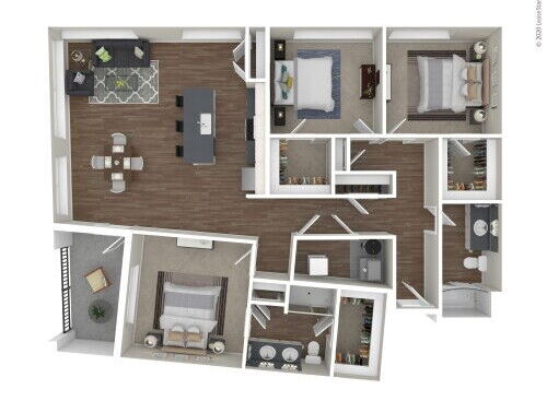 Bridge Park - Wilks - 3 bed - 2 bath - 1637 sf