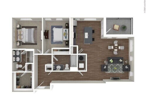 Bridge Park - Mueller - 2 bed - 2 bath - 1414 sf