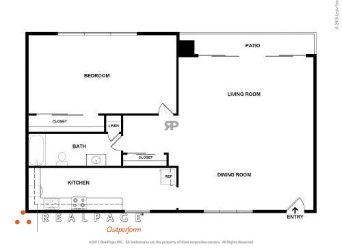 Harborview Apartments - 1 Bedroom - 1 bed - 1 bath - 690 sf