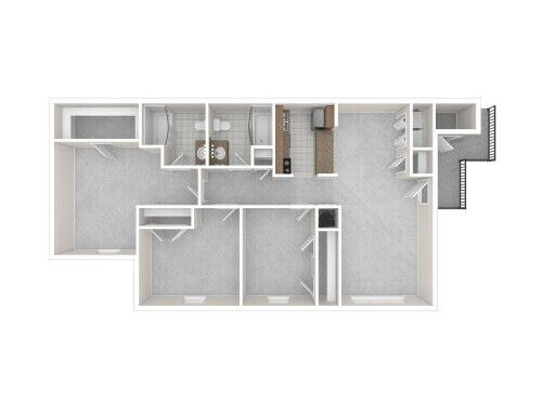 Mountain Ridge - 3BR/2BA - 3 bed - 2 bath - 1159 sf