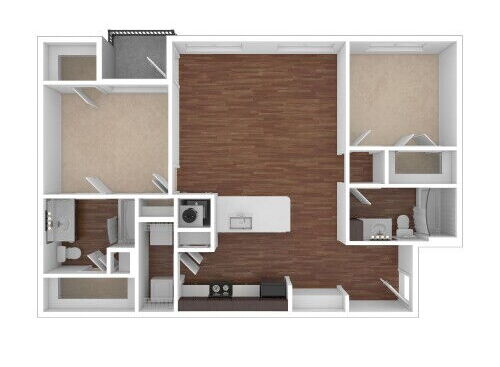 The Studio at Thinkeast - B360 - 2 bed - 2 bath - 1149 sf