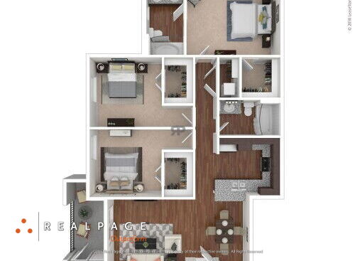 Hollister Village - Plan C1 - 3 bed - 2 bath - 1282 sf