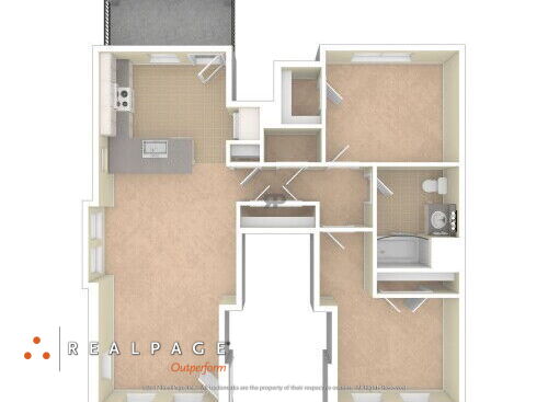 Brittin Village - 1BR - 1 bed - 1 bath - 654 sf